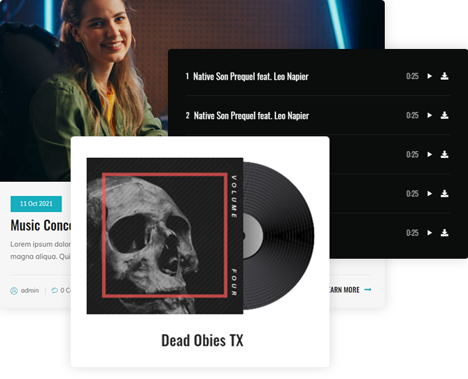 Music WordPress Theme